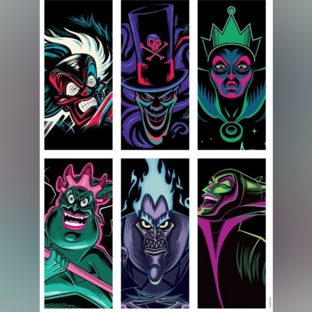 Disney Villains Collection 8 Bottle Nail Polish Set NIB - Picture 9 of 9